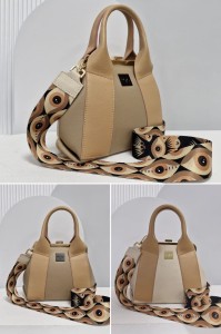  Ego dwustronna torebka na bigiel beż / mocca