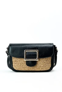 Monnari torebka listonoszka koszyk czarny