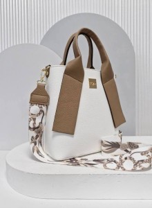 Ego kubełek biały z beżem