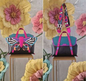 Ego torebko - plecak turkus / czarny