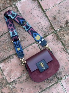 Torebka Ego INSECTA podkówka burgund