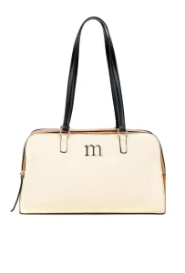 Torebka monnari typu jamnik biała z camelem