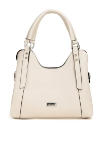 Monnari trzykomorowy kuferek beż