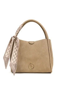 Nobo beżowa torebka z apaszką