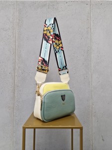 Ego torebka bułeczka Wild flowers  szałwia/cytryna/krem