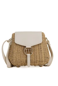 Monnari pleciony koszyk biały