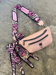 Ego torebko - nerka z odpinanym portfelikiem morelowa